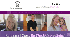 Desktop Screenshot of becauseicanonline.com
